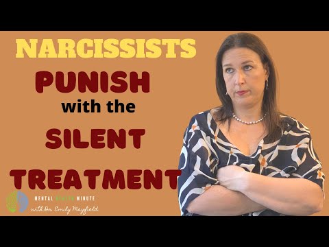 Видео: Молчание как способ наказания | Игнорирование нарциссических отношений