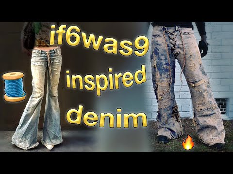Видео: Я СДЕЛАЛА ПАРУ ИЗ ДЕНИМА IF6WAS9/LGB!!?!