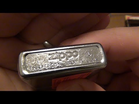 Видео: Всё о зажигалках Zippo (как определить возраст вашей Zippo для коллекционирования и оценки стоимо...