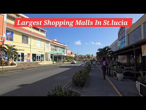 Видео: Пешеходная экскурсия по заливу Родни, Сент-Люсия | Торговые центры, рестораны, бары и история