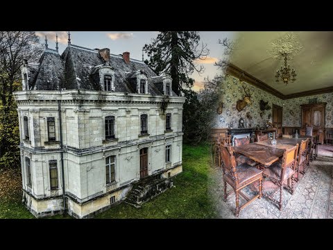 Видео: Найден человеческий череп! - Элегантный заброшенный французский особняк семьи Буден