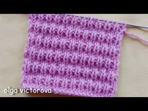 Видео: Рельефный узор 745 Узоры спицами