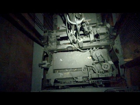 Видео: Усеченный лифт в сетчатой шахте (ночная заявка)
