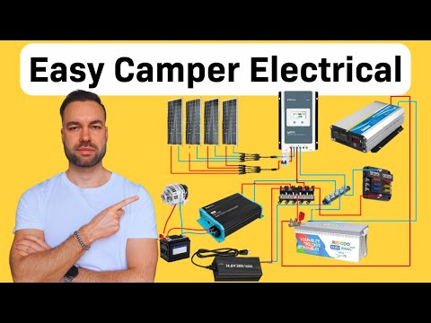 Видео: Схема электропроводки фургона 12 В — упрощенное руководство