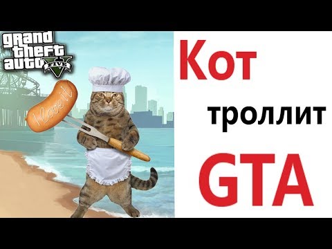 Видео: Лютые приколы. GTA - ТРОЛЛИТ КОТ!!! Самое смешное видео! Засмеялся проиграл! – Domi Show!