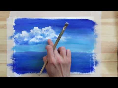 Видео: «Парусники». Гуашь