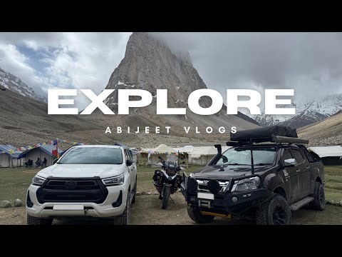 Видео: Abijeet Vlogs, эпизод 1 — BMW 1250 GS HILUX ISUZU исследует Занскар и Ладакх! Приключения на мото...