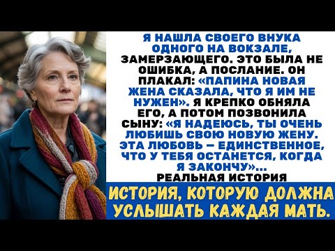 Видео: Я нашла внука на вокзале, замерзающего. Он успел сказать лишь одно «Это папина новая жена…»