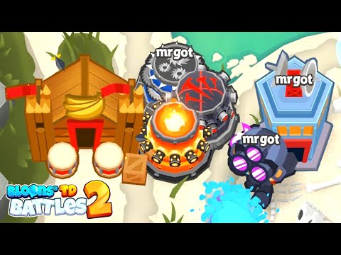Видео: Прохождение: Игра с огнём #1. Bloons TD Battles 2