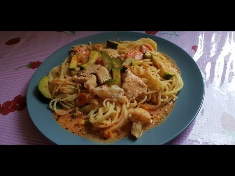 Видео: Быстрый обед Спагетти с соусом