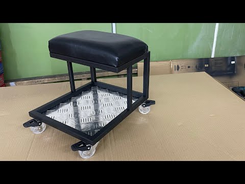 Видео: Шикарная идея для ГАРАЖА. Стул для ремонта автомобиля.