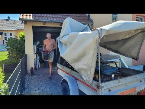 Видео: Влог#СОБРАЛИ ВЕЩИ и переезжаем из Германии в солнечную Грецию. Едем с прицепом