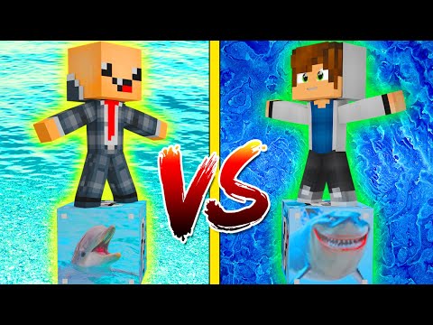 Видео: АКУЛА ЛАКИ БЛОК VS ДЕЛЬФИН ЛАКИ БЛОК! НУБ ПРОТИВ ПРО! ВЫЖИТЬ НА 1 БЛОКЕ! #91