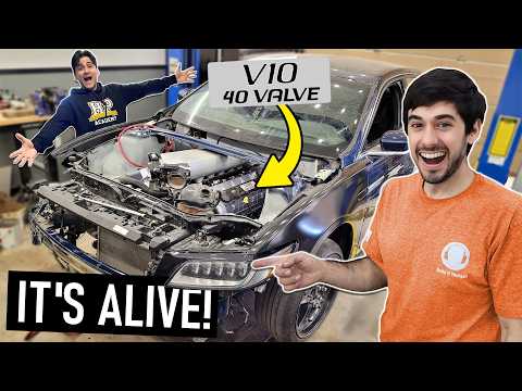 Видео: Первый запуск V10 Lincoln Continental! — Сборка V10 Continental, эпизод 10