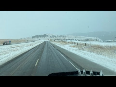 Видео: Дальнобой по США! Ну вот и зима😱