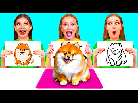 Видео: Кто Лучше Нарисует Предмет, Получит Его | Сумасшедший Челлендж от DuKoDu Challenge