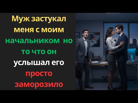 Видео: Муж застукал меня с моим начальником 😱 но то что он услышал его просто заморозило| История об измене