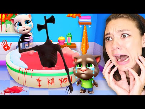 Видео: АНДЖЕЛА В ОПАСНОСТИ! СИРЕНОГОЛОВЫЙ ВОРВАЛСЯ В ДОМ ГОВОРЯЩИХ ДРУЗЕЙ! ГОВОРЯЩИЕ ДРУЗЬЯ