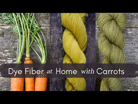 Видео: Натуральный краситель для моркови: сделайте желтый и зеленый!