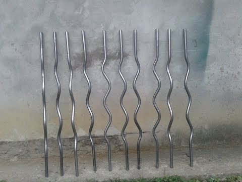 Видео: Процесс изготовления изогнутого W образного грифа из трубы