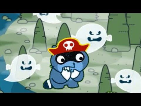 Видео: Енот Панго пират на острове привидений | Детская игра про пиратов