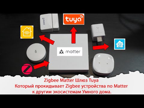Видео: Zigbee Matter Шлюз  который прокидывает Zigbee устройства по Matter в другие системы Умного дома.