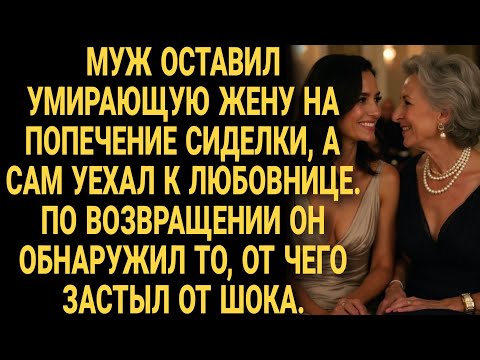 Видео: Суровая история жизни! Муж, оставив жену с сиделкой и уехал к пассии. Вернувшись, был шокирован.