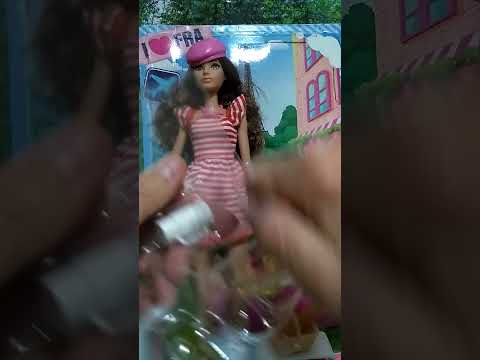 Видео: Кукла Барби -отдых  в Париже. Распаковка и обзор