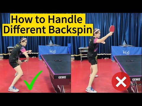 Видео: 🎯Как справляться с различными ударами с обратным вращением при ударе слева?