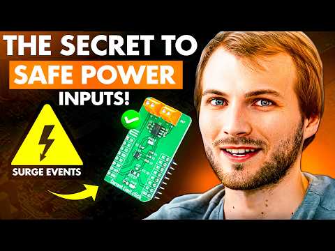 Видео: Защита входов питания печатной платы от скачков напряжения