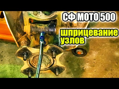 Видео: Квадроцикл СФ МОТО. Не забывай шприцевать.