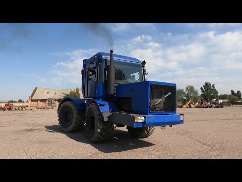 Видео: ПРОВЕРЯЕМ НОВЫЙ ВЫХЛОП | Трактор К-700 с кабиной Renault Magnum