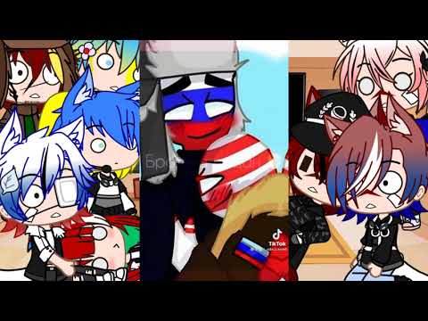 Видео: Реакция стран из параллейной вселенной на видео из тик тока#3(гача клуб)