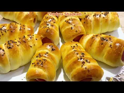 Видео: Сосиски в тесте. Қызыммен бірге дайындаймыз. Қазақша рецепт. Легкий и лучший рецепт Получятся у всех