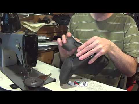 Видео: Как устранить задир кожи обтяжки каблука? Жидкая кожа. Ремонт обуви.