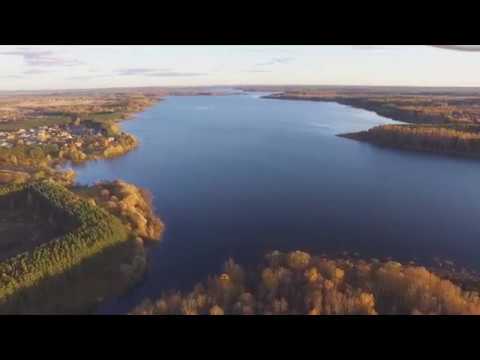 Видео: Можайское водохранилище с птичьего полёта