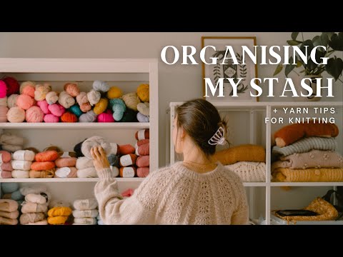 Видео: 11 любимых видов пряжи для вязания — организация моего запаса пряжи