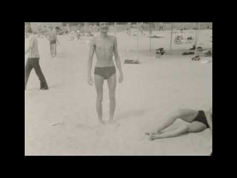 Видео: Город Горький. Пляж на острове. 1974