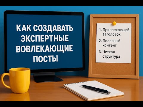 Видео: Как создавать экспертные вовлекающие посты в GPTchat