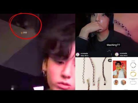 Видео: Тэхён в прямом эфире Чонгука? + подходящие кольца на безымянном пальце.