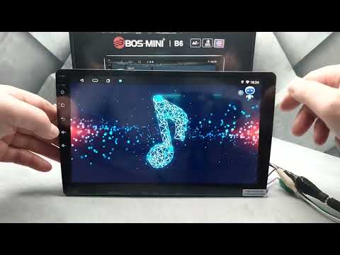 Видео: BOS-MINI B6 !! 8 ядер 4х64 Управление голосом Поддержка 360 камер Сим 4 Джи вайфай блютуз музыка !