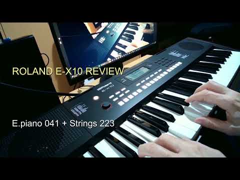Видео: Обзор клавиатуры Roland E-X10