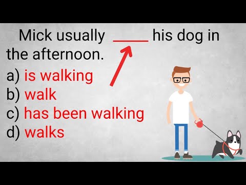 Видео: Какой ПРАВИЛЬНЫЙ ответ? Все времена на английском языке, тест по грамматике уровень B1 B2