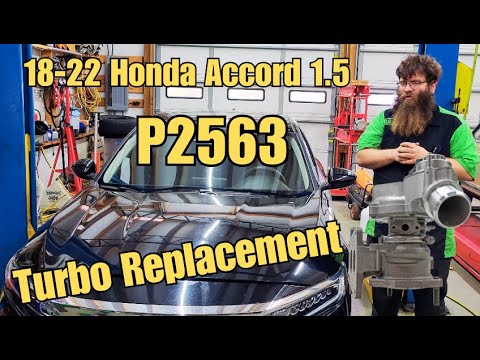Видео: Замена турбины Honda Accord 1.5 P2563 18-22