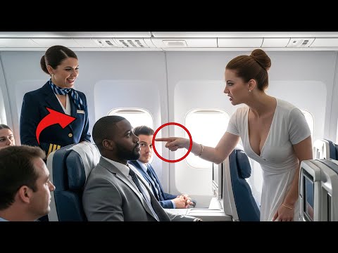 Видео: Чернокожего генерального директора выгнали с VIP-места ради белого пассажира. Он застыл, когда он...