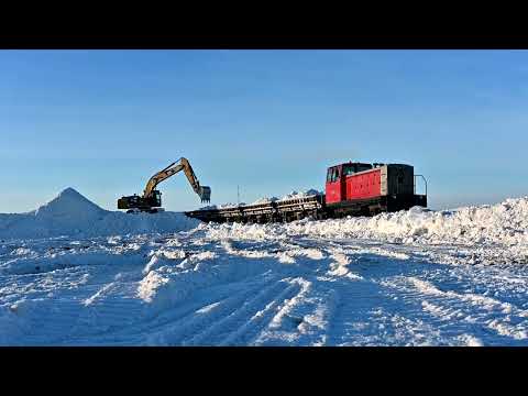 Видео: Узкоколейная железная дорога АО "Кучуксульфат"