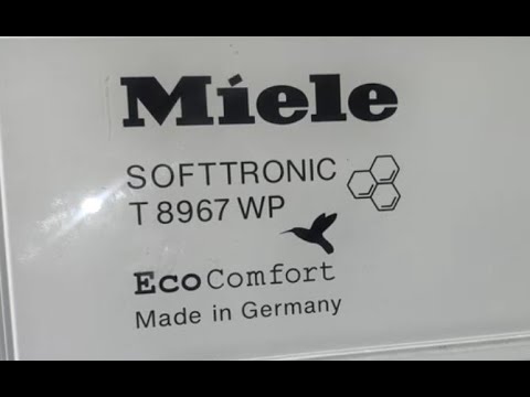 Видео: Ремонт Моей любимой Сушильной машины Miele T8967 WP на продажу