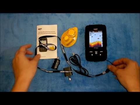 Видео: Lucky FF718Lic-w беспроводной эхолот. Полный обзор беспроводного эхолота FF718Licw.