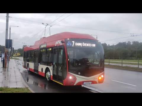 Видео: первый день на линии новых троллейбусов Škoda 32Tr #2774