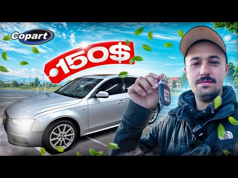 Видео: ЗАГЛЮЧИВ COPART, КУПИВ AUDI A4 за 150$